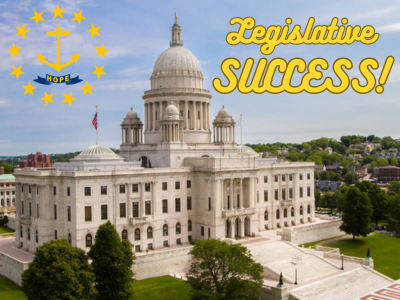 Rhode Island Legislative Victory!